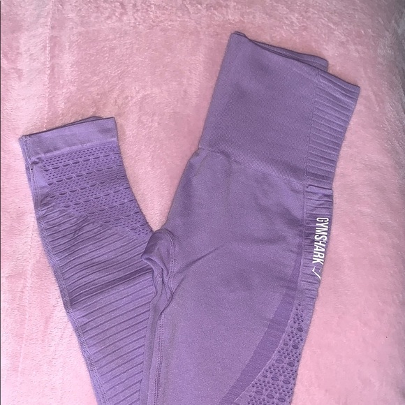 GYMSHARK Lilac Energy & Seamless Leggings - Picture 2 of 4